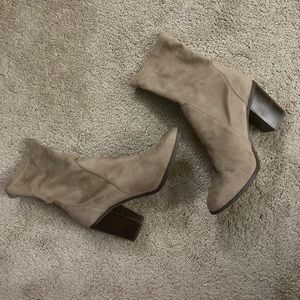 Forever 21 Faux Suede Sock Boots